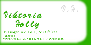 viktoria holly business card